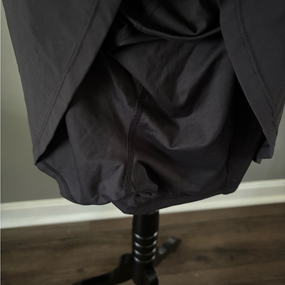 Zella Classic Black Tank Dress W/Built In Shorts - Picture 4 of 5